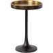 Tekoa 24 X 16 inch Antique Brass / Bronze End Table